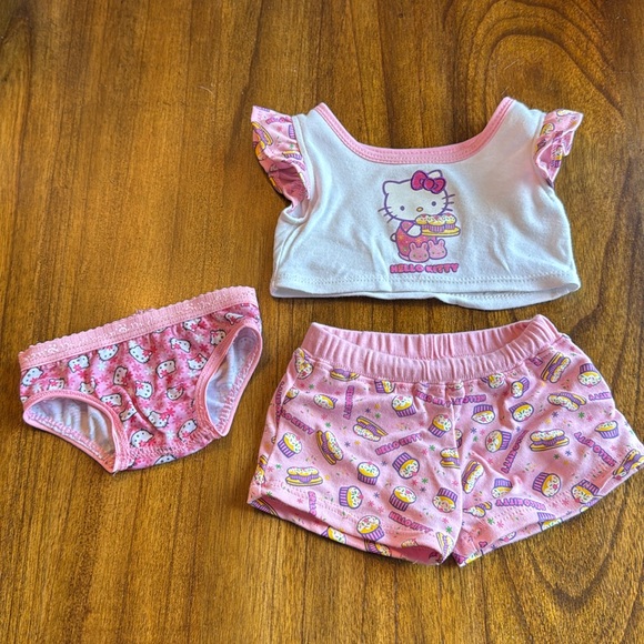 Hello Kitty Build-a-Bear Pajamas Set - Picture 1 of 2